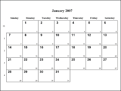 Various Net Services That Automatically Generate Printable Calendars Gigazine