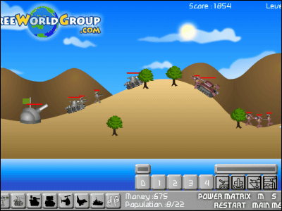歩兵や戦車 ヘリなどを開発して相手基地を破壊するゲーム The Battle Gigazine