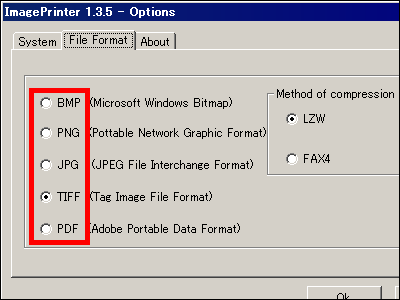 virtual printer "Virtual Image Printer driver" that converts printing result into an image file - GIGAZINE