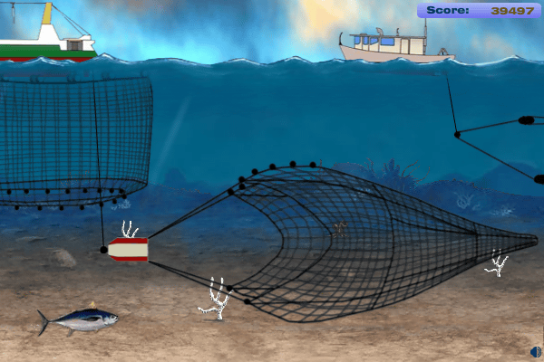 Ocean Survivor game that swims just like being a bluefin tuna so