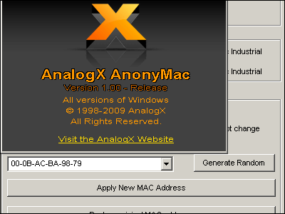 analogx anonymac