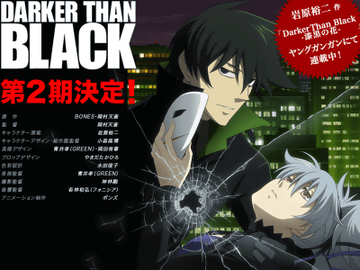 Darker than Black Anime Manga Poster