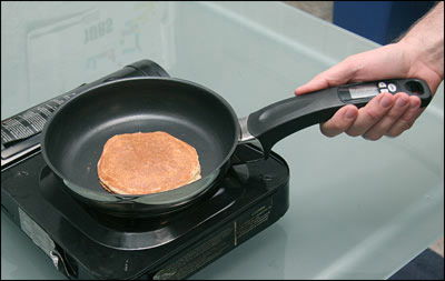 Digital Temperature Display Frying Pan