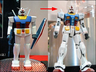 1980年発売の初期モデルから新シリーズ Rg まで勢ぞろい ガンプラの進化が分かる歴代の Rx 78 ガンダム Gigazine