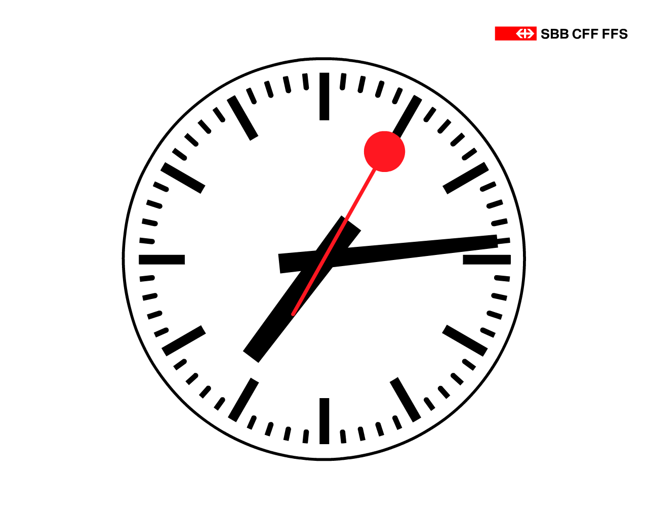 Swiss Railway Official Railway Clock Screensaver Swiss Railway Clock That Stop To Go Is Also Reproduced Gigazine