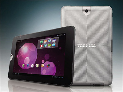 Toshiba Announced Android 3 0 Tablet Regza Tablet At 300 Adopted Super Resolution Technology E Book Store Opened Gigazine