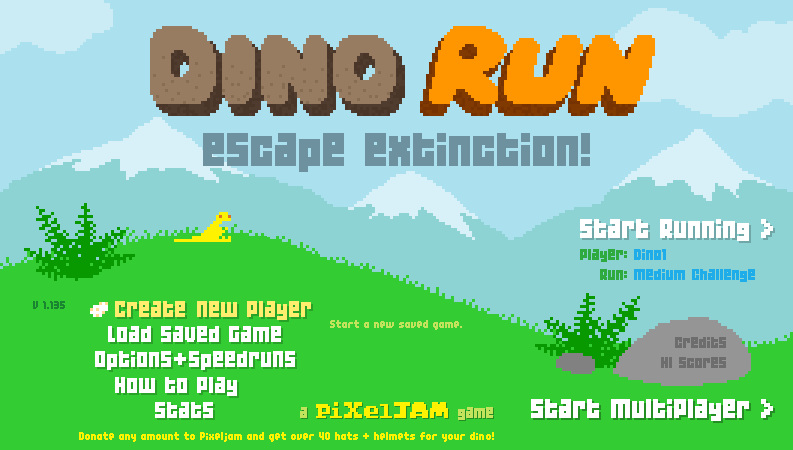 Dino Run SE bundled with Super Space Rubbish – Destructoid