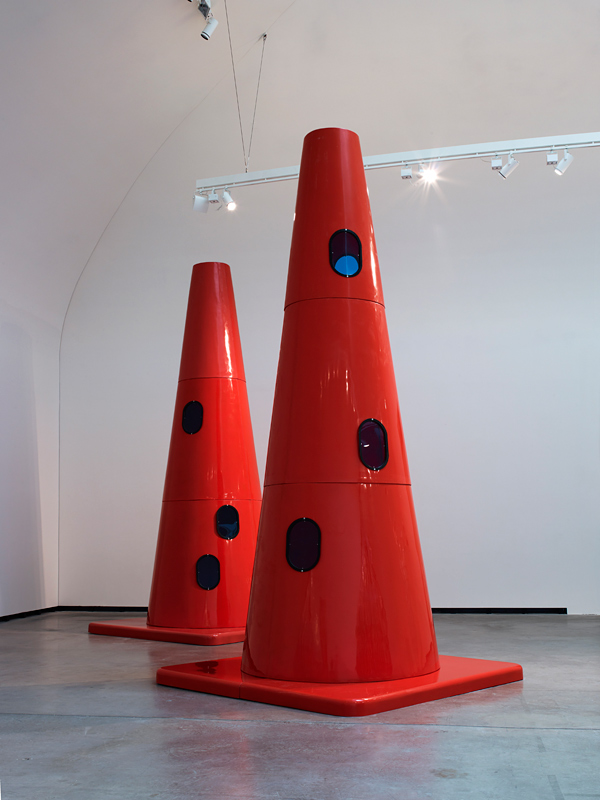 Traffic Cone Art & Design making full use of cones in