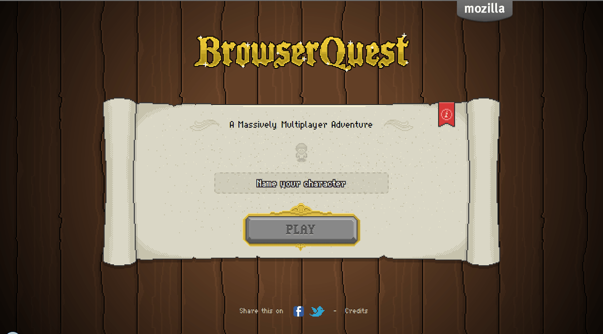 Mozilla Launches Online BrowserQuest Multiplayer Game To Promote HTML 5  (video)