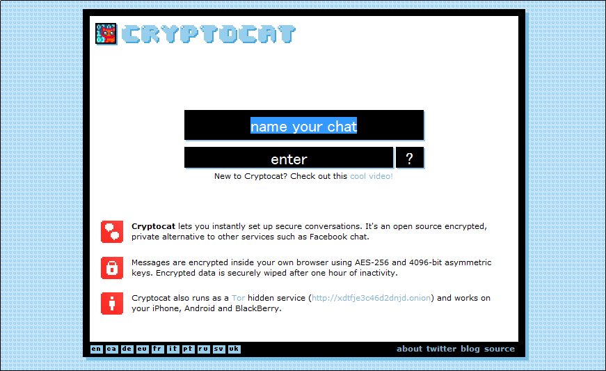 Free Online Chat Service Cryptocat To Prevent