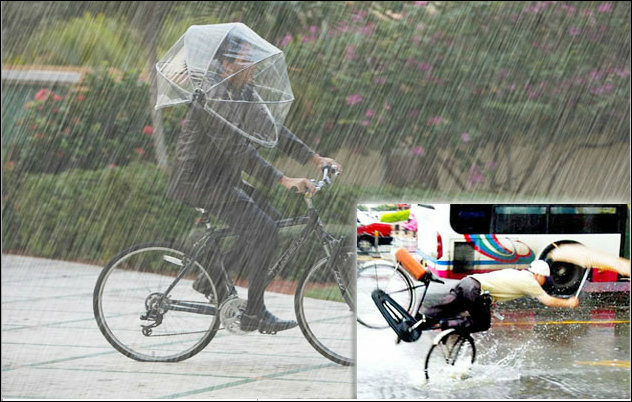 Hands-Free Umbrellas : Nubrella