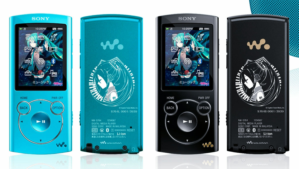 3939 Limited Wallpaper Walkman Whose Back Is Miku Hatsune Specification Is Released Gigazine