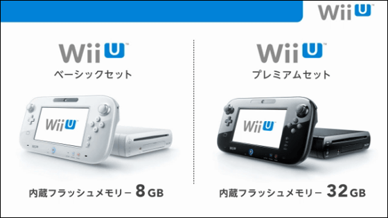 Nintendo Wii U White Premium Set 32GB Console Box Kuro Home console game  Japan 