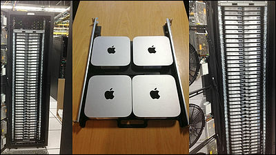 massa Sandy Een hekel hebben aan A server with 160 Mac mini thrusts in one rack is finally completed -  GIGAZINE