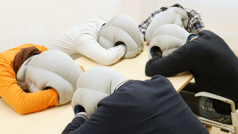 I Actually Tried Using The Pillow Ostrich Pillow That Can Take A
