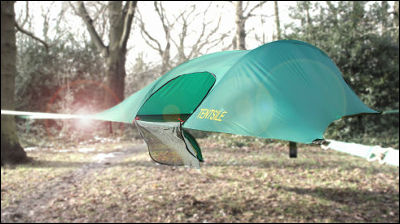 ハンモックとテントを融合させた空中に張るテント「Tentsile」 - GIGAZINE