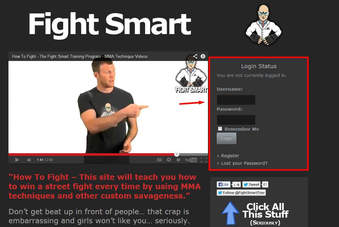 Fight smart head movement training program