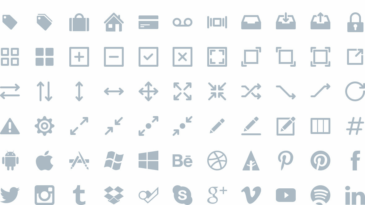 Vector Icons for Commercial Use Free of charge 264 kinds of sets