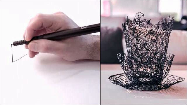World's smallest 3D print pen LIX that can draw objects by hand drawing  three-dimensional objects in the air - GIGAZINE