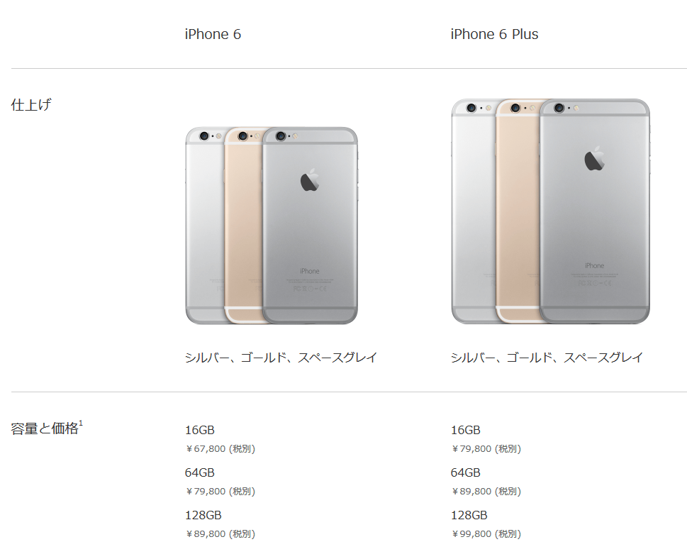 Apple - iPhone 6 silver 16 GB SIMフリーの+ecios.com.mx