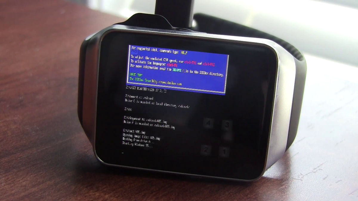 Successfully ported Windows 95 to the smart watch, that start again GIGAZINE