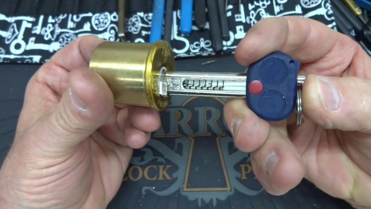 Ein Aus Metall Sicherheit Schlüsselschalter Lock Tasten 2 PosiWQ 