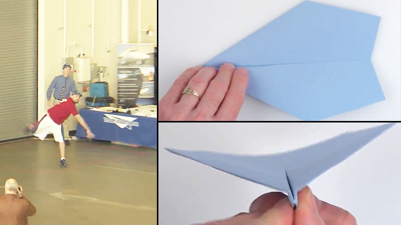 ギネス記録保持者が教える 世界で最も遠くまで飛んだ紙飛行機の折り方 Gigazine