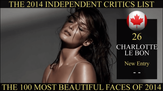 世界で最も美しい顔ベスト100 14年版 画像全まとめ ライブドアニュース