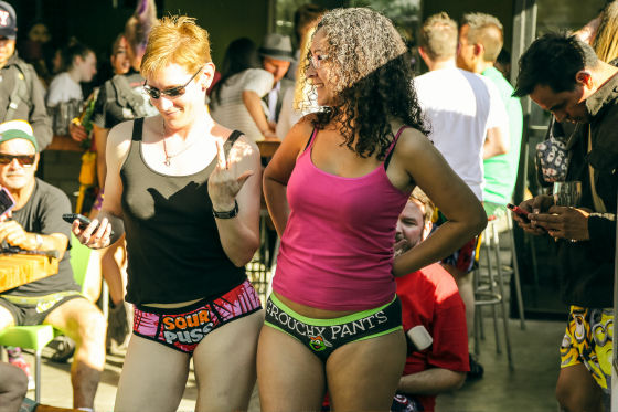 World event Wearing underwear only for lower body No pants day Photo  summary - GIGAZINE