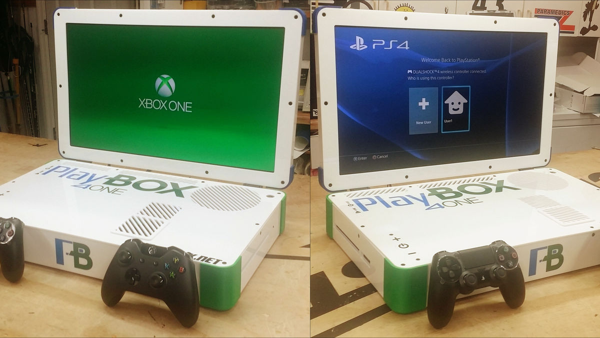 diameter Skifte tøj Køre ud PS4 and Xbox One integrated notebook PC game machine "PLAYBOX" is too geeky  - GIGAZINE
