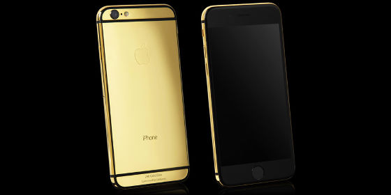 kanaal Rimpelingen congestie IPhone 6 coated with pure gold and decorated with diamonds will begin  selling for about 400 million yen - GIGAZINE