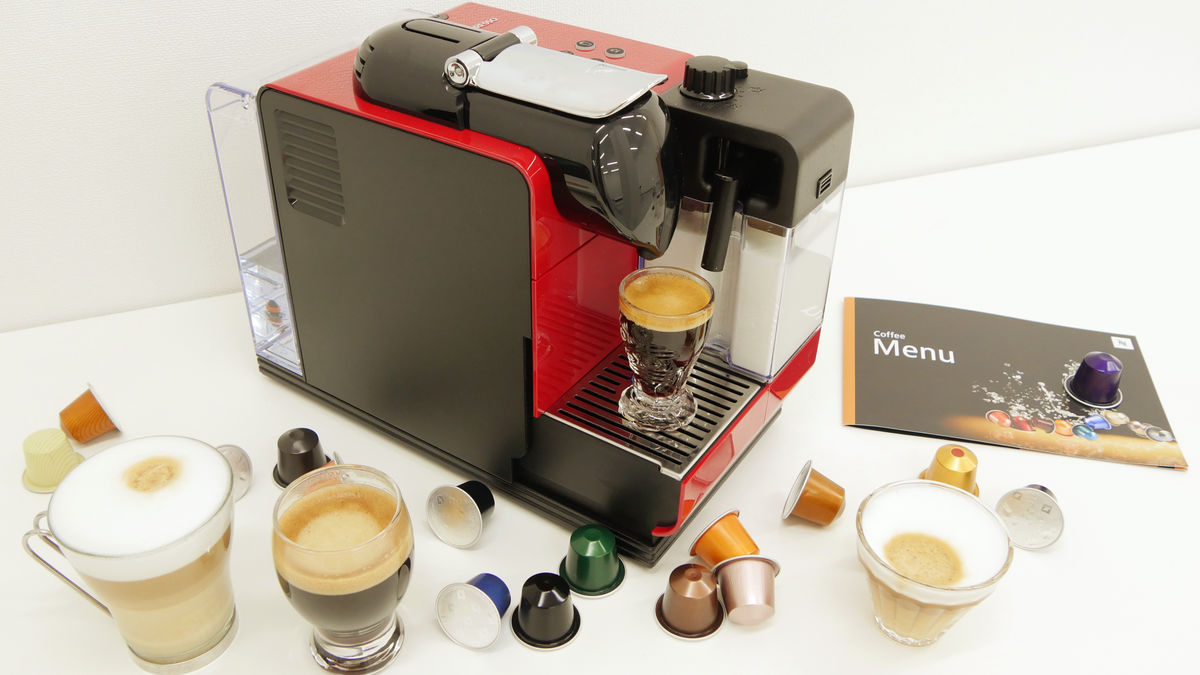 Nespresso latissima plus" review easily made full-fledged cappuccino etc. can be made from all 23 kinds of capsules -