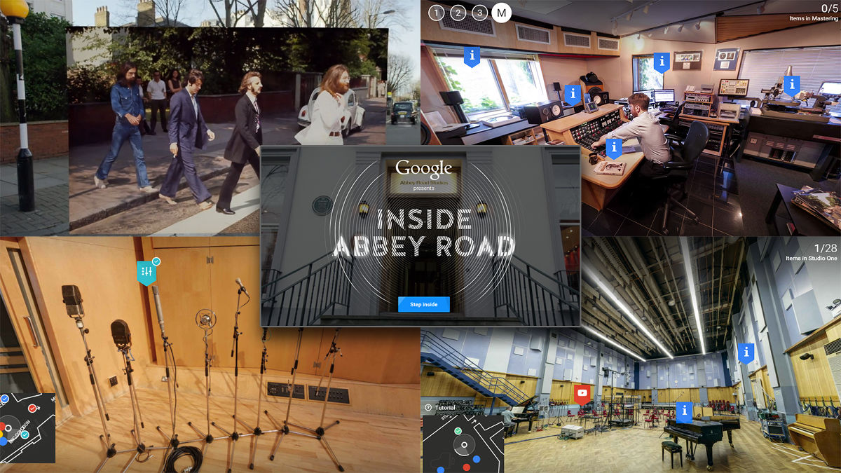 Googleが伝説の アビーロード スタジオ をストリートビューで360度体験できる Inside Abbey Road を公開 Gigazine