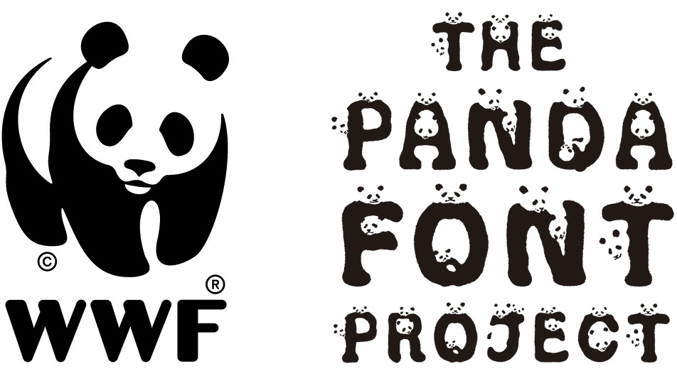 パンダのかわいらしい姿をそのまま英数字や記号にしたwwfの Panda Font Project Gigazine