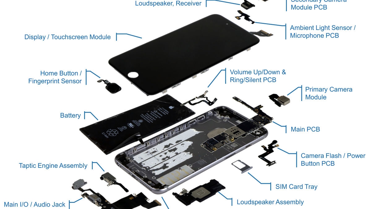 Disassembled Iphone 6s Plus To Find The Cost How Much Did It Change From The Previous Model Gigazine