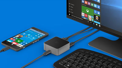 スマホをwindows 10 Pcのように操作できる Continuum を実際に使ってみるとこんな感じ Gigazine