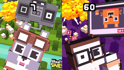 Shooty Skies, a hauncha shooter game cute and unexpectedly blocked by block  characters - GIGAZINE