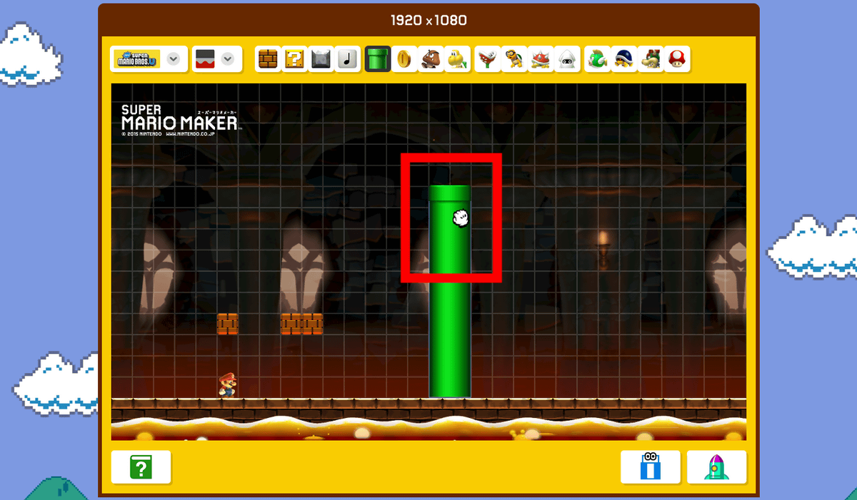 Super Mario Kabegami Maker That Can Create Wallpaper Of Pc Smaho Mario Maker Free Of Charge Gigazine
