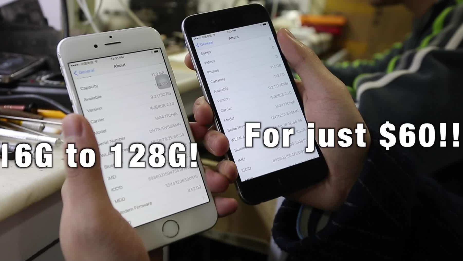 Iphoneの容量を16gbから128gbにたった7000円でアップグレード Gigazine