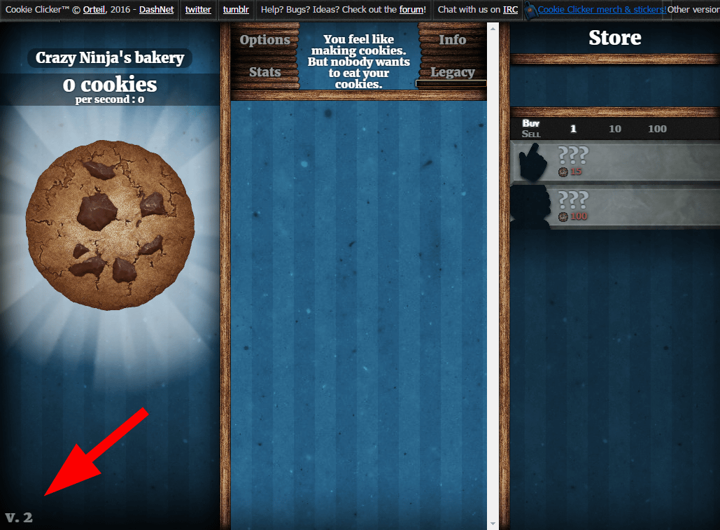 Consume! Produce! Click! Cookie Clicker Version 2 Out