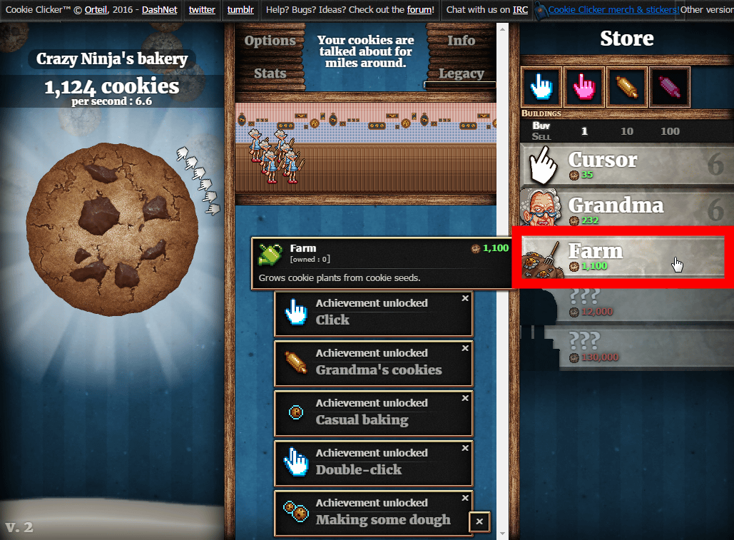 That cookie clicker evolved into rain version 2 - GIGAZINE