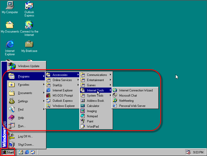 Online windows 98 emu