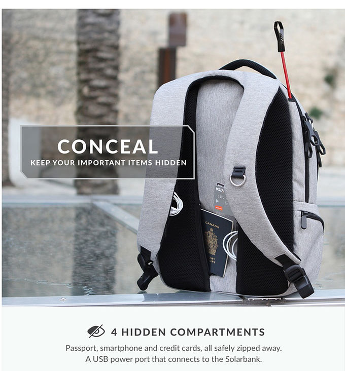 Anti-Theft Backpack Locks Through Bluetooth