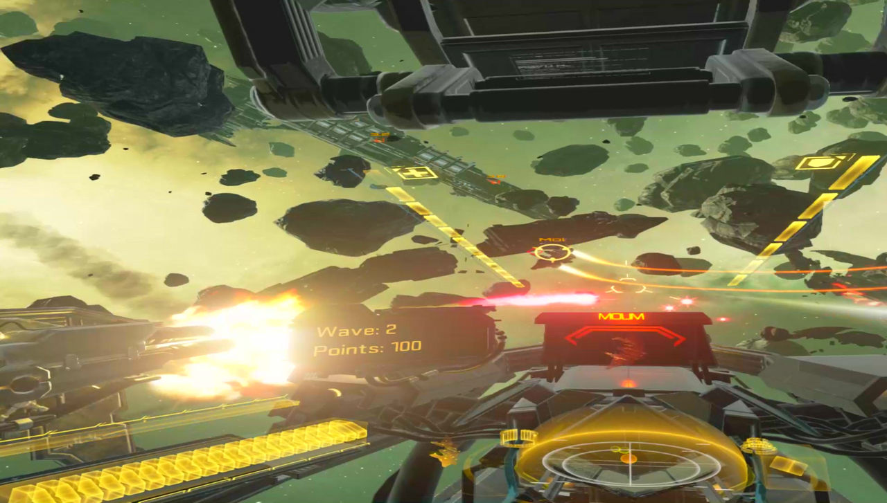 Oculus Riftで本当に戦闘機のコックピットにいる感覚で宇宙空間を縦横無尽に飛び回る Eve Valkyrie レビュー Gigazine