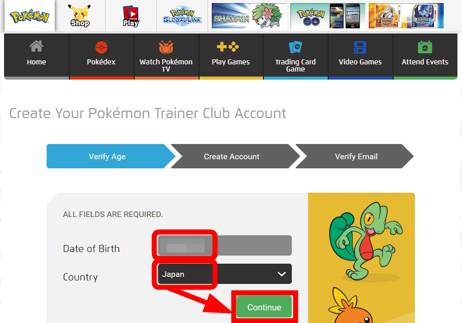 How To Make An Account On Pokemon Go Using Pokemon Trainer Club Ptc Club  Pokemon Sign Up