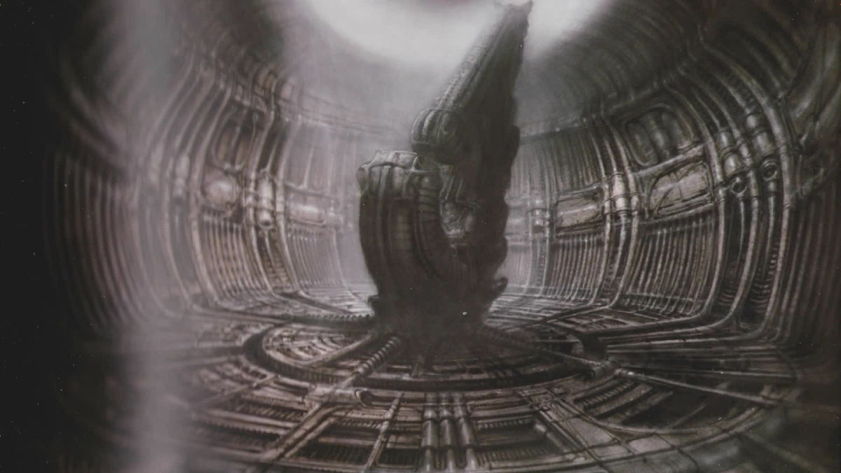 How did HR Giger design and create the terrifyingly beautiful and 