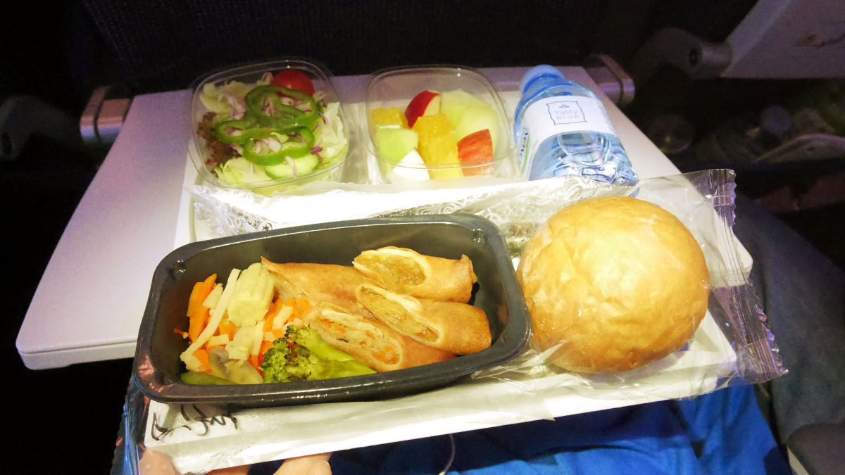 Image result for Emirates flight Hindu vegetarian meals, after protest