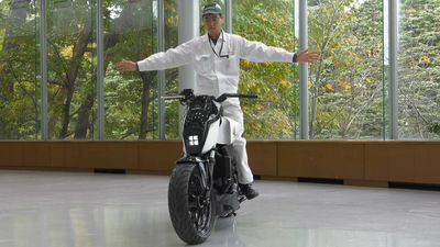 ホンダ、絶対倒れないバイク  Riding Assist発表