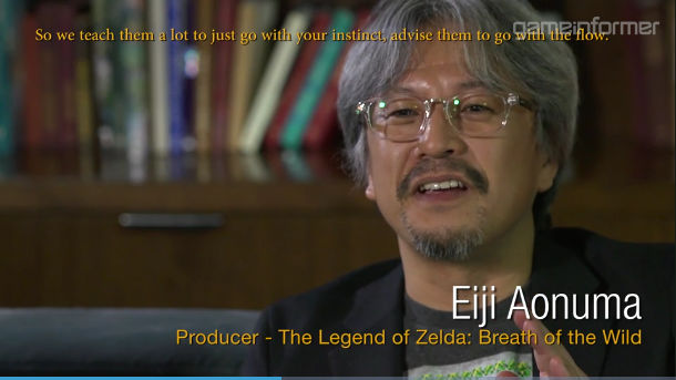 Interview interviewing Nintendo's Shigeru Miyamoto and Eiji Aonuma