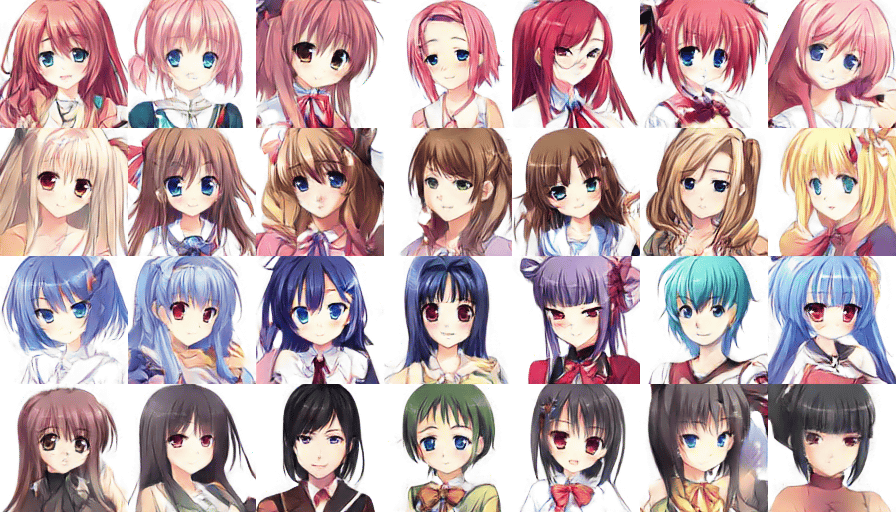 MakeGirlsMoe - Create Anime Characters with A.I.!